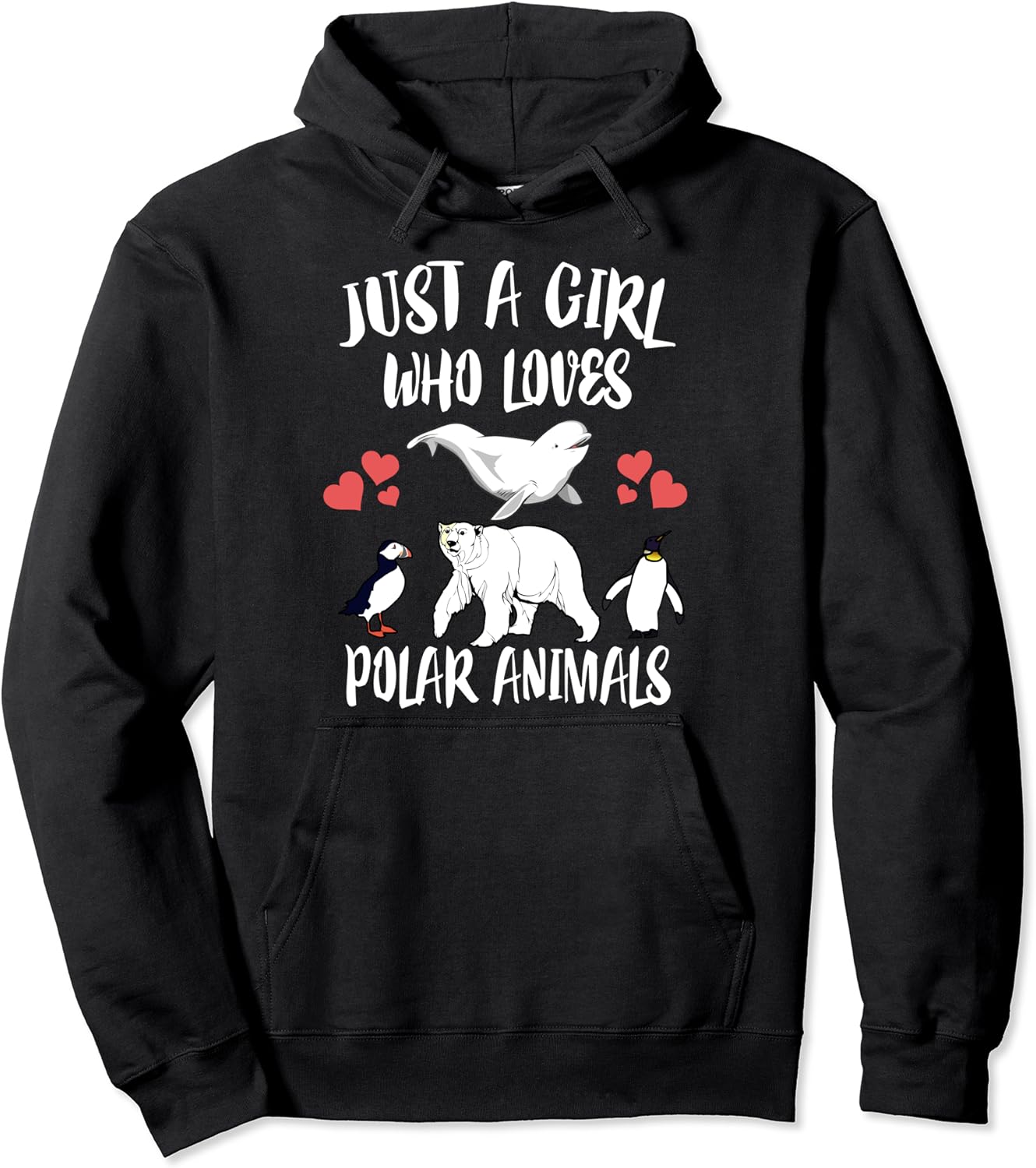 Just A Girl Who Loves Polar Animal Whale Penguin Bear